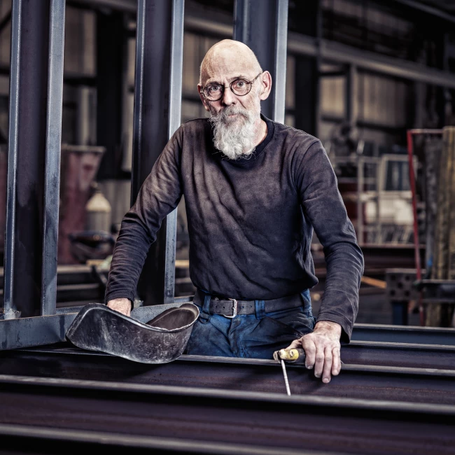 Industriefotografie Mann bei der Arbeit